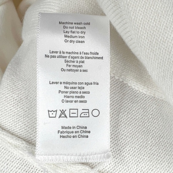 Lunya Cozy Cotton Silk Jogger Drawstring Pull On Sincere White NWT - Picture 8 of 8